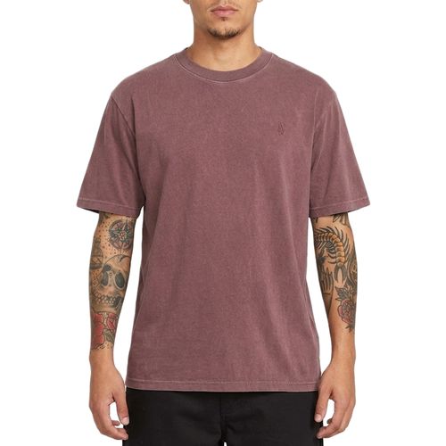 Camiseta Masculina Volcom Single Stone BORDO-VLTS030234- -1-